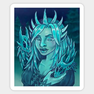 The Lady of the Northern Winds Sticker